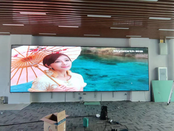 黑龙江P1.53led小间距屏安装案例